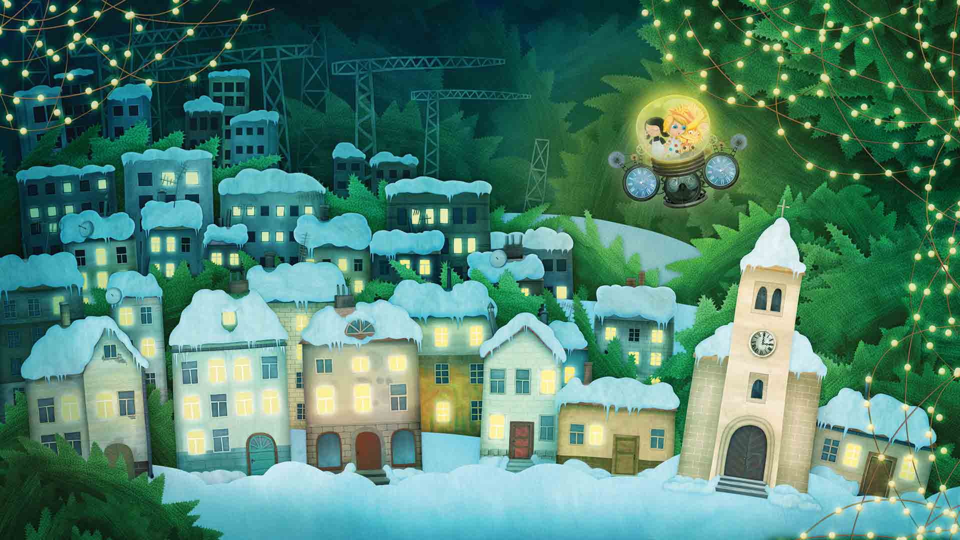 Mimi et Lisa, les lumières de Noël de Katarína Kerekesová et Ivana Šebestová