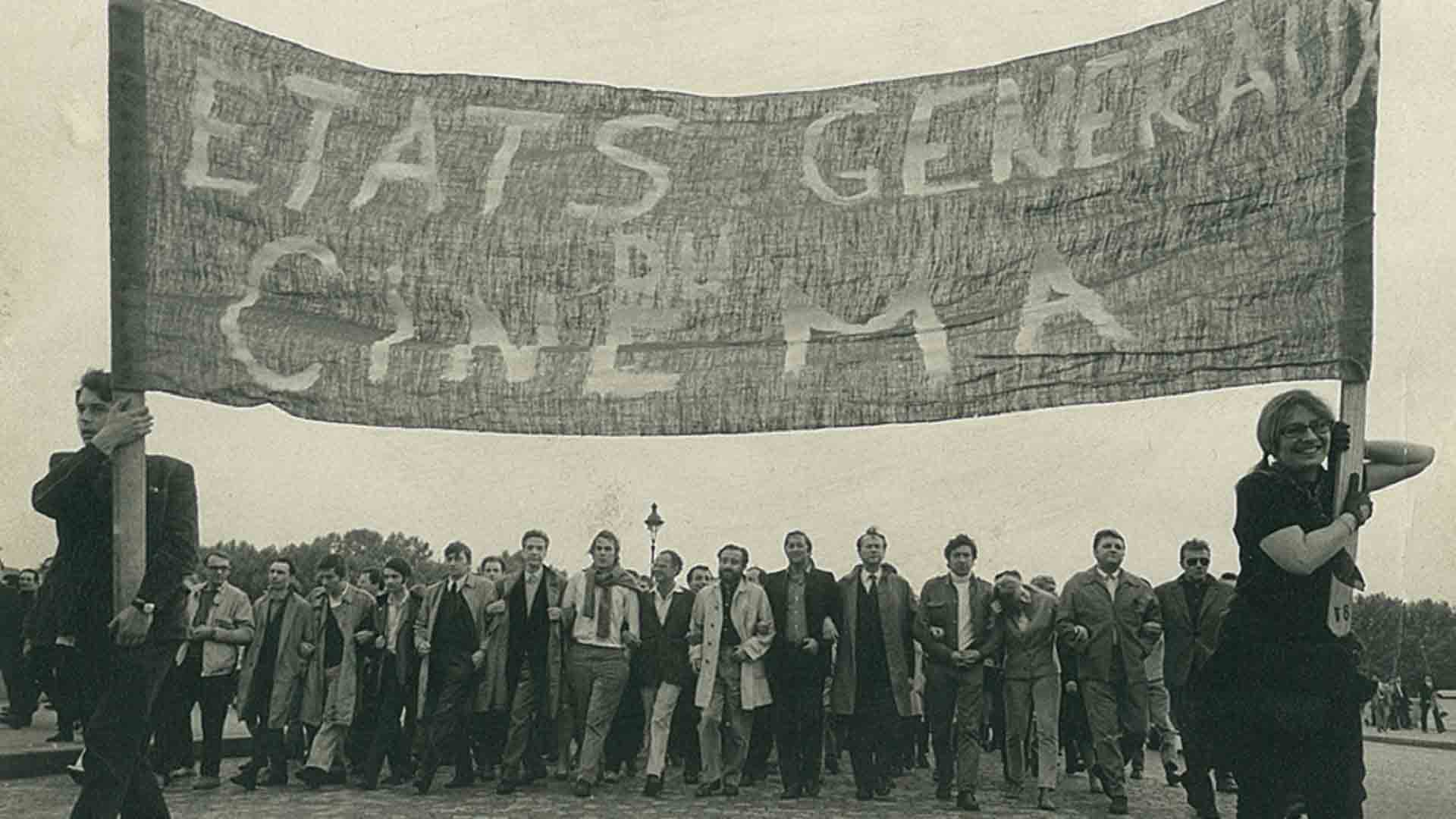 Défilé des Etats généraux du cinéma en 1968