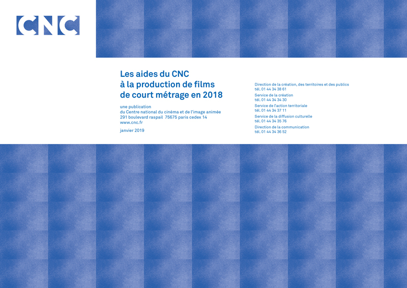 Les aides du CNC à la production de films de court métrage en 2018