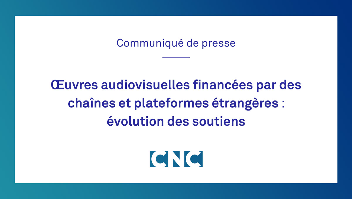 Communiqué _ Evolution des soutiens - Audiovisuel