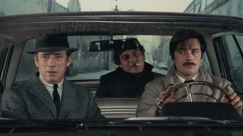 Yves Montand, Gian Maria Volonté et Alain Delon dans « Le Cercle rouge » de Jean-Pierre Melville.