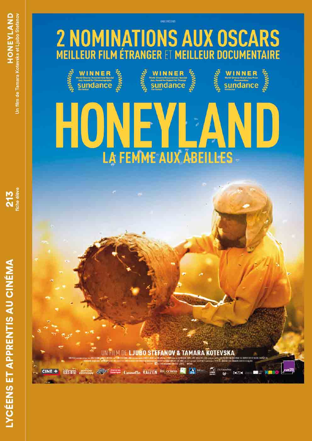 Couverture de la fiche élève du film Honeyland de Tamara Kotevska et Ljubo Stefanov