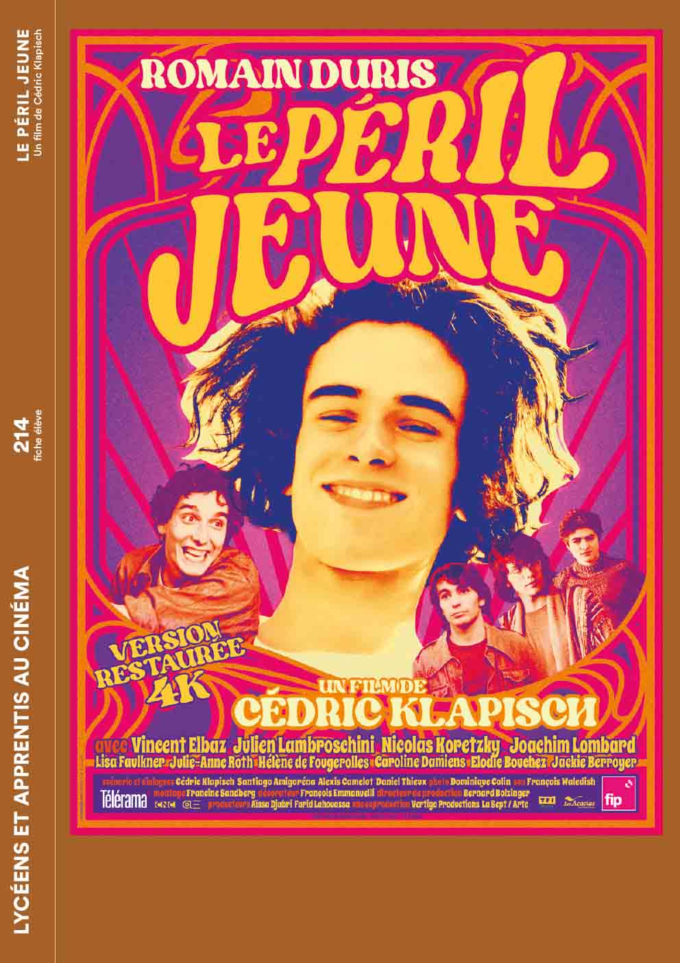 Couverture de la fiche élève du film Le Péril jeune de Cédric Klapisch