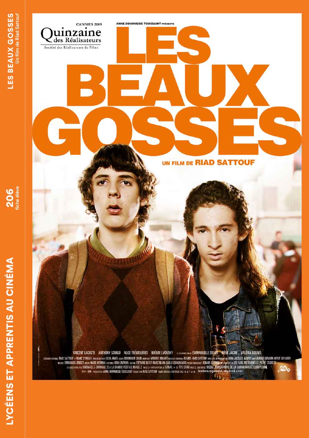 Couverture de la fiche élève du film Les Beaux Gosses de Riad Sattouf