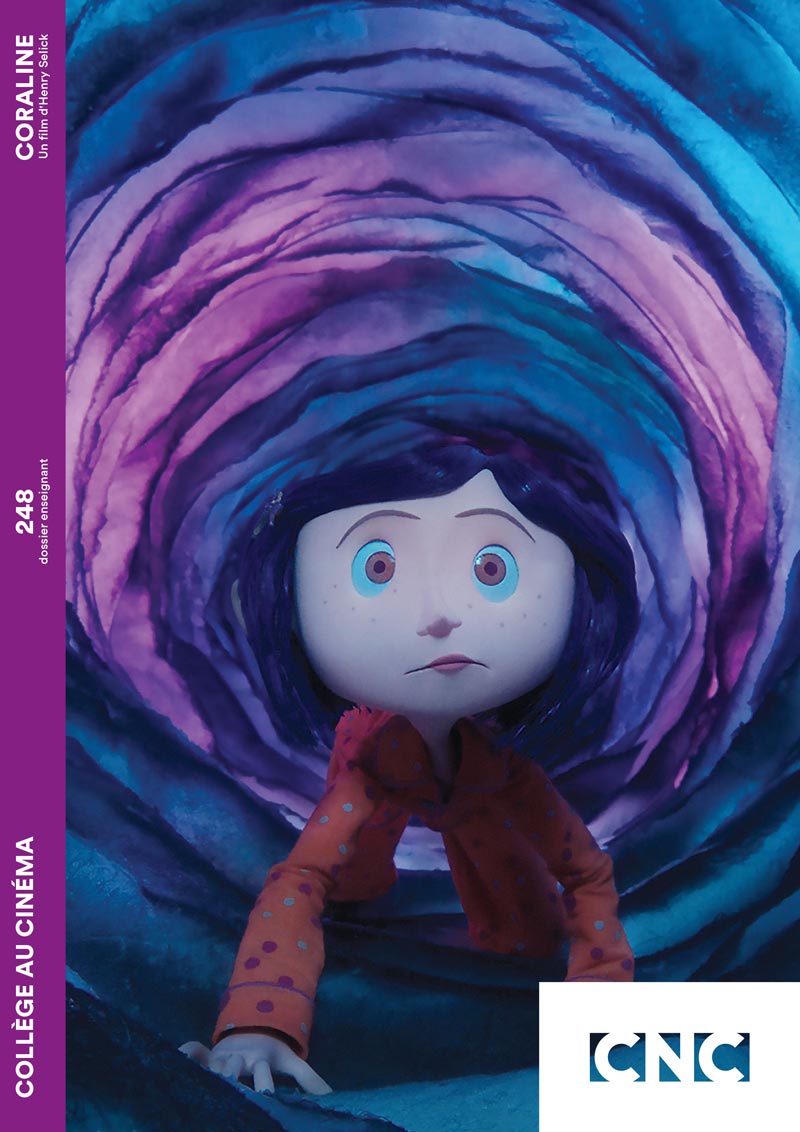 Couverture du dossier maître du film Coraline de Henry Selick