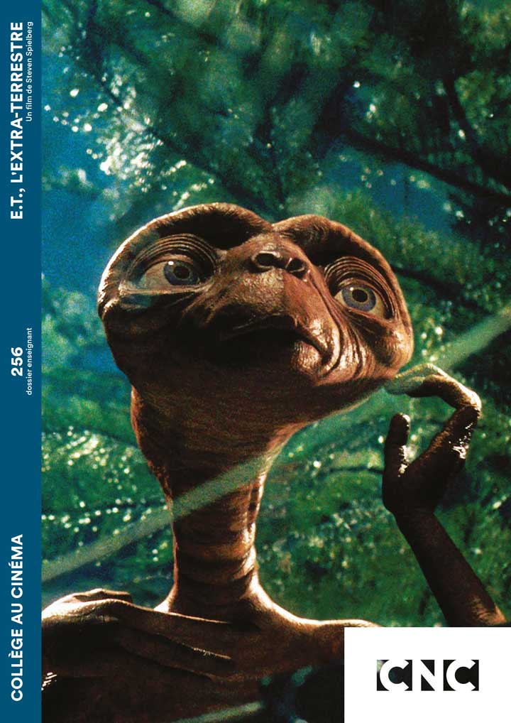 Couverture du dossier maître du film E.T., l'extra-terrestre de Steven Spielberg