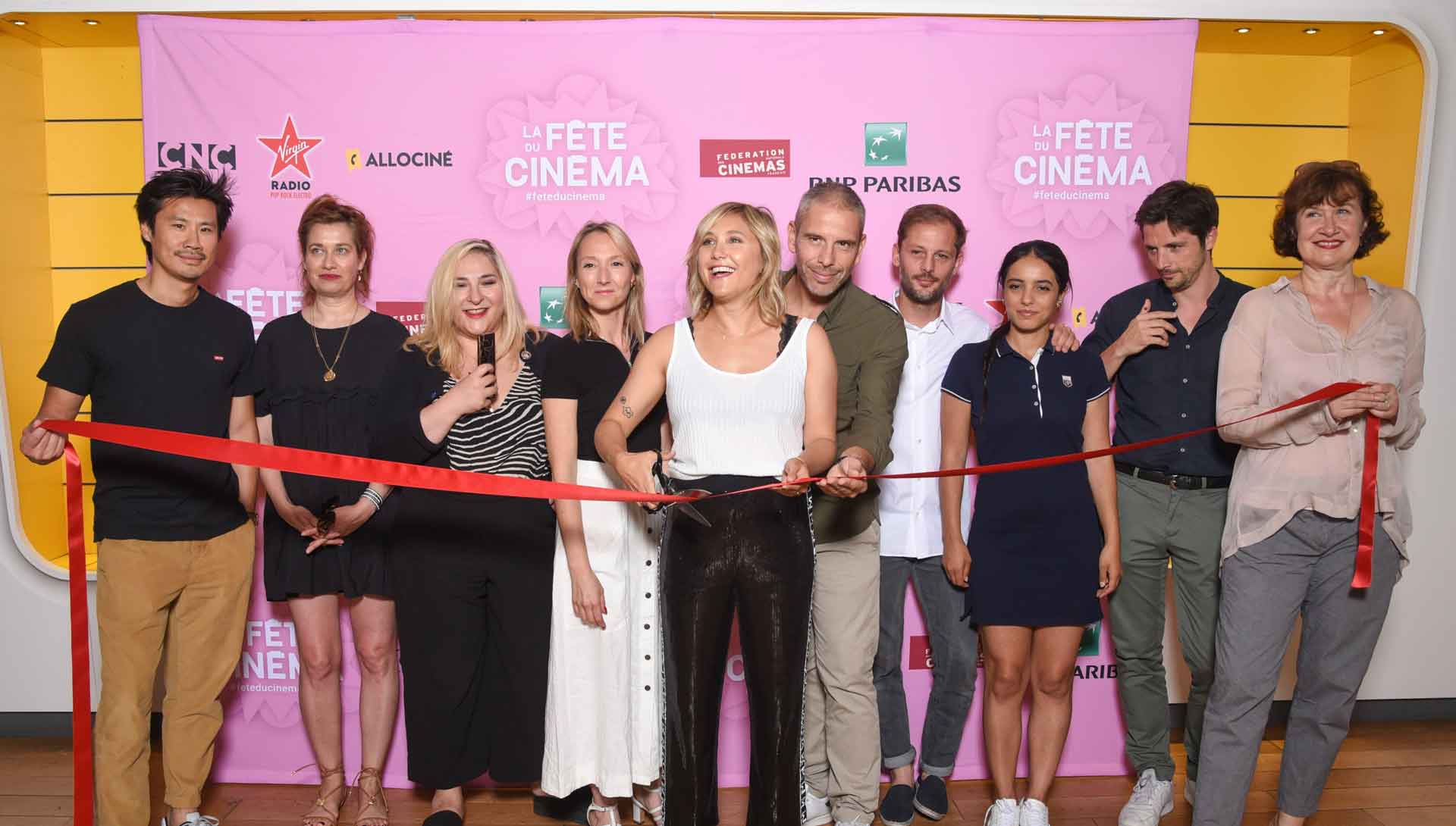 Les ambassadeurs de la Fête du cinéma lors de l’ouverture officielle le dimanche 30 juin au Pathé Beaugrenelle 