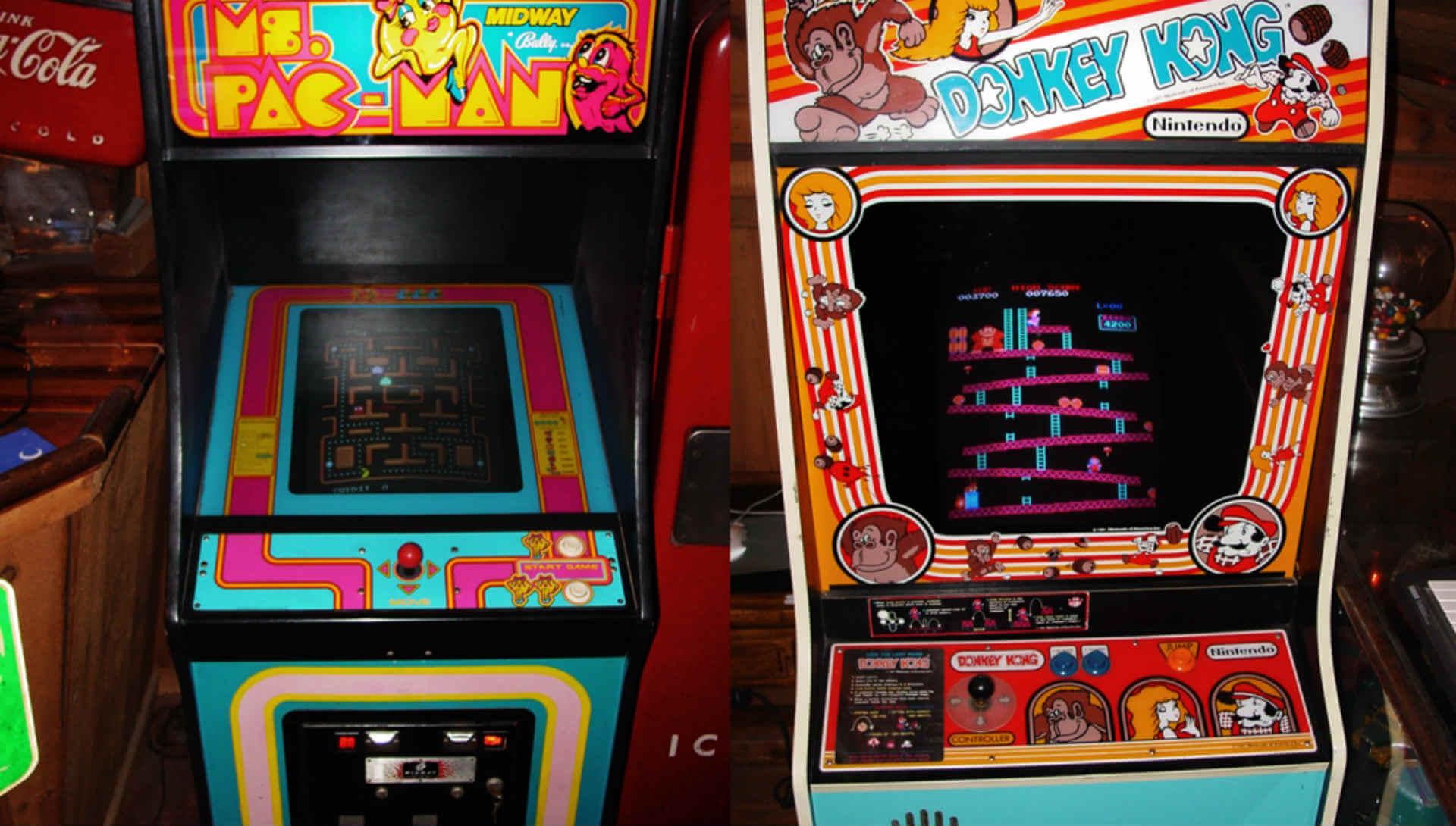 Игровые автоматы где выигрывают без первоначального. Donkey Kong аркадный автомат. Донкей Конг игровой автомат. Игровой автомат Retro Arcade.