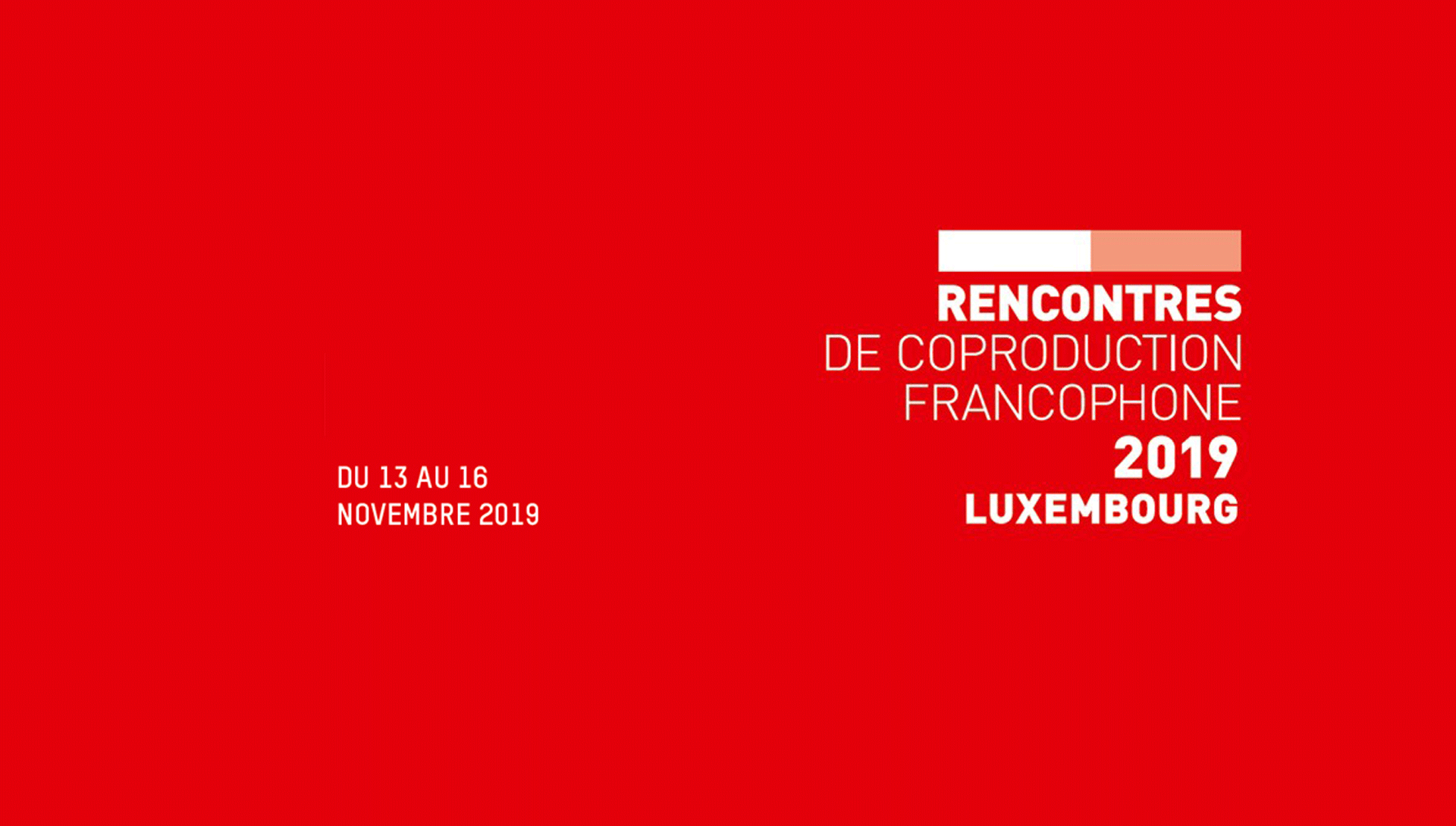 Rencontres de la Coproduction Francophone 2019