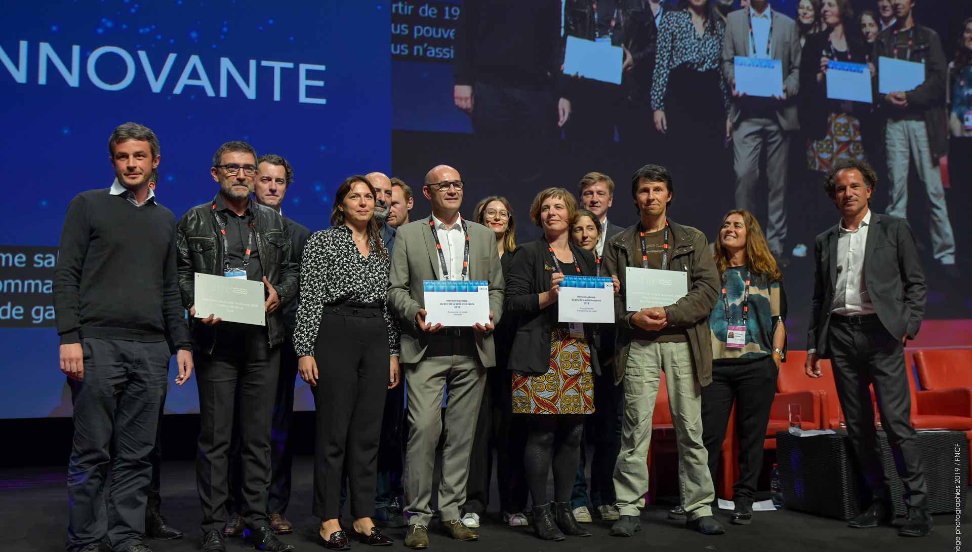 Les lauréats 2019 des prix de la salle innovante