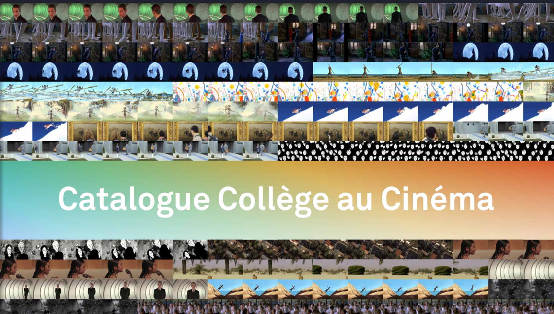 Couverture du catalogue collège au cinéma 