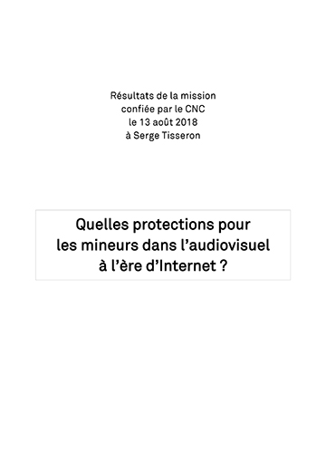 Rapport de Serge Tisseron