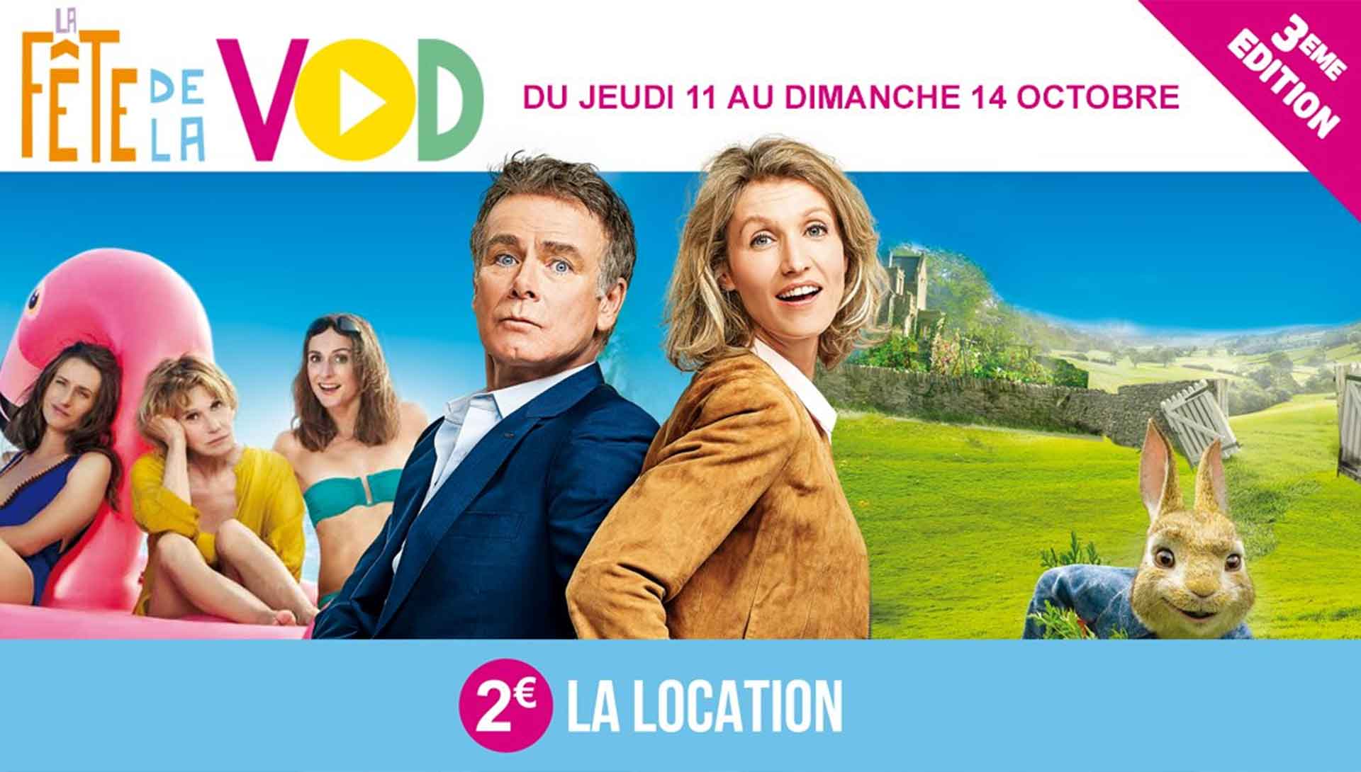 Affiche de la 3e édition de la Fête de la VOD