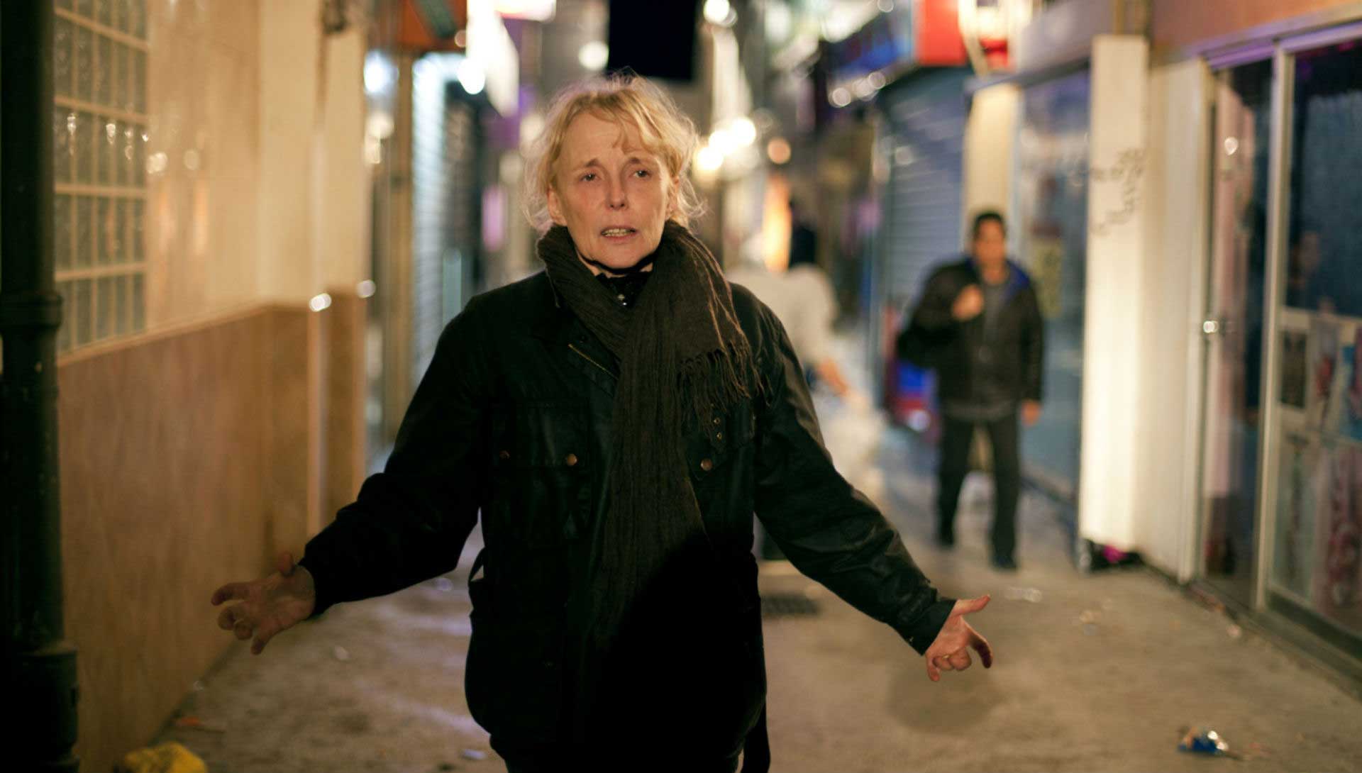 Claire Denis sur le tournage des 