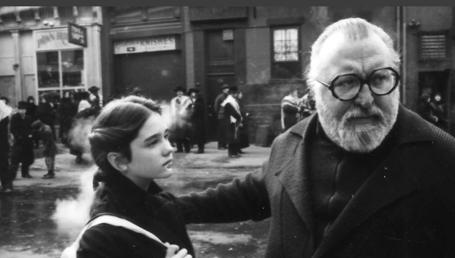 Jennifer Connelly et Sergio Leone sur le tournage de 