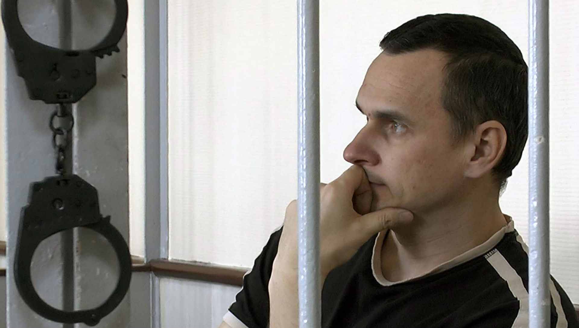 Oleg Sentsov dans le documentaire The Trial